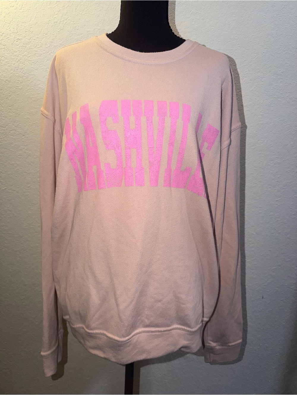 Light Pink 'Nashville' Crewneck Sweatshirt